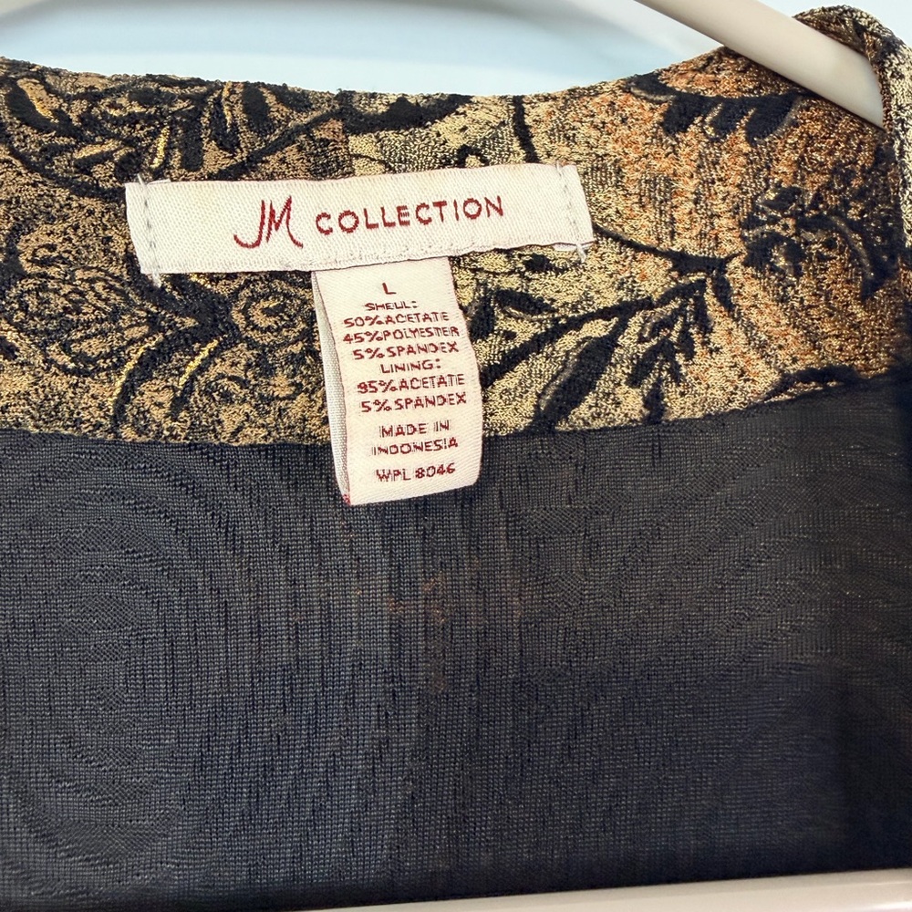 JM Collection Multicolor Paisley Jacket - Picture 5 of 11